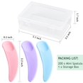 thumbnail image 2 of Mini espátula TUZAZO, 200 unidades, para cosméticos con caja de almacenamiento, 2 of 7