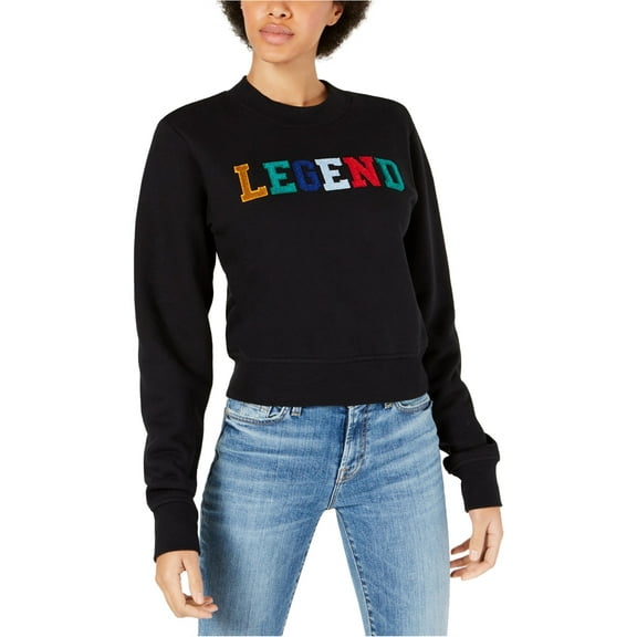 Kendall Kylie Womens Legend Sweatshirt, Black, X-Small