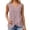 Pink Tank Tops, variant on Women Summer Sleeveless Casual Solid Color Trim V-Neck Tank Tops For Daily Wear Leisure Ladies Camisole