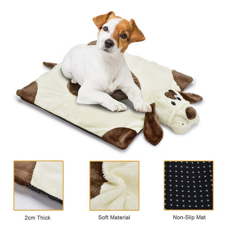 WEOK Heartbeat Puppy Toy, Dog Anxiety Relief Toys with Heartbeat, Dog  Heartbeat Toy Bed Mat for Anxiety, Puppy Heartbeat Sleep Aid Comfort Toy  for