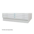 thumbnail image 2 of Safco Closed Low Base for 4986 and 4996 Flat File Cabinets in White, 2 of 2