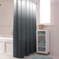 thumbnail image 6 of Shower Curtains Grey Polka Dots Ombre Bath Curtain Gradient Gradual Color Waterproof Bathroom Shower Curtain Set with Hooks Decoration 72 x 84 Inches, 6 of 7