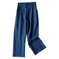 thumbnail image 4 of SIYUDAN Womens Trousers Women'S Casual Pants Navy Adult Pants For Women Comfy Pants Women Trousers High Waisted Summer Pants For Women 2025, 4 of 5