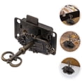 thumbnail image 1 of HINTRMENT 1 Set Drawer Lock with Keys Vintage Lock Key Zinc Alloy for DIY Projects, 1 of 7