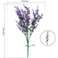 thumbnail image 2 of 6 piezas de flores artificiales de lavanda, flores artificiales decorativas, plástico, 2 of 5