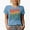 Baby Blue, variant on Good Things Take Time, Groovy Retro Wavy Text Merch Gift, White T-Shirt, Medium