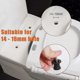 thumbnail image 4 of Toilet Seat Mounting Hardware Kit - 4 Pack Hinges, Screws, and Rubber Nuts for Secure Installation, 4 of 5