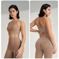 thumbnail image 5 of Womens Bras Sports Fitness Bra Yoga Running Bra Dry Wicking Bra Sports Bra Khaki M, 5 of 8