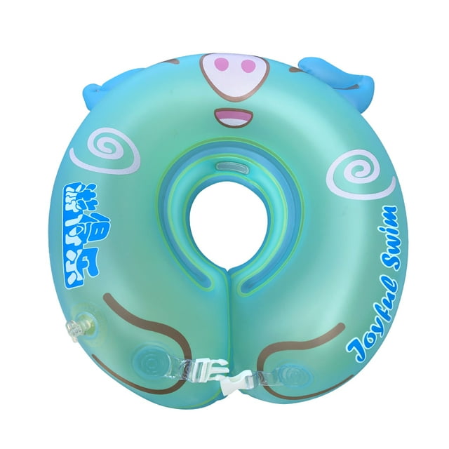 Anillo de natación Anillo de cuello inflable para bebé Anillos de flotador para natación Seguridad Baño para bebés Accesorios para piscinas para recién nacidos de 3 a 12 meses TOMSHOO Anillo de natación