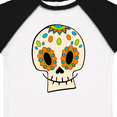 thumbnail image 4 of Inktastic Smiling Sugar Skull for Day of the Dead Boys or Girls Toddler T-Shirt, 4 of 5