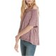 thumbnail image 1 of Camiseta básica Free People Alex para mujer color morado talla mediana, 1 of 1