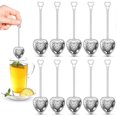 thumbnail image 1 of 10 Pack Infuseur de Thé en Forme de Cœur Antirouille pour Infuseur de Thé, 1 of 5