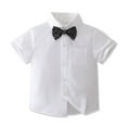 thumbnail image 6 of Toddler Dress Suit Bowtie Dress Shirt Suspenders Pants First Birthday Boy Outfit New Born Clothes Baby Boy 2-3 Years, 6 of 8