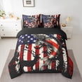 thumbnail image 2 of jejeloiu Pike Fish 7 Pieces Bedding Comforter Set,Jungle Animal Deer Full Bedding Set,Fishing And Hunting Fitted Sheet Flat Sheet For Boys Kids,Breathable Home Decor Reversible, 2 of 8