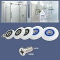 thumbnail image 6 of 1Pcs/4Pcs Durable with Screw Nylon Fastener Hardware Shower Door Roller Sliding Door Pulley 19/23/25/27/29mm Runner Wheels 4PCS 23MM, 6 of 8