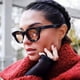 thumbnail image 4 of Gafas de sol cóncavas con montura generosa, estilo hip hop, estilo punk y personalidad, 4 of 6