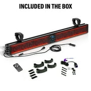 BOSS Audio Systems BRT37SLR Bluetooth IPX5 Amplified Multicolor Sound Bar for ATV UTV