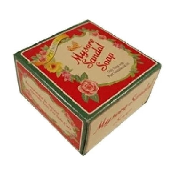 Jabón de sandalia Mysore 5.29 oz (paquete de 4)