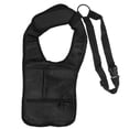 thumbnail image 1 of Riñonera multifuncional de nailon para hombre, oculta bajo el brazo, tipo bandolera (negra), 1 of 7
