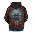 thumbnail image 2 of LAOLIUSN Novelty Long Sleeve Hoodie Funny Spider Graphic Sweatshirts S-4XL, 2 of 7