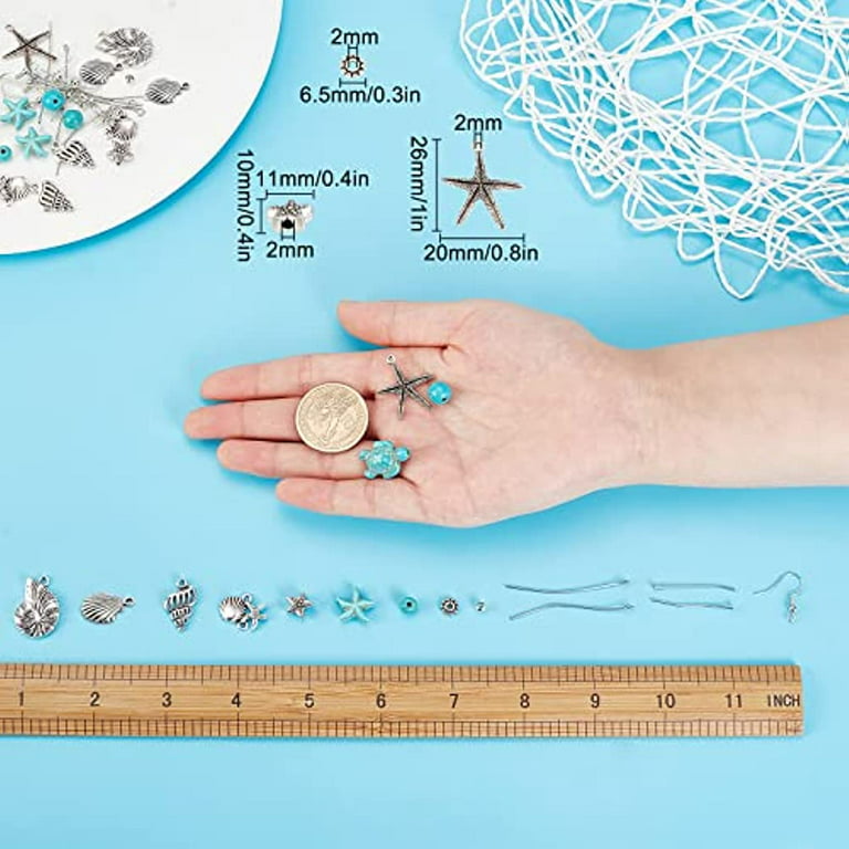 SUNNYCLUE 1 Box DIY 1 Set Jewelry Making Kit Beading Starter Kits