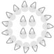 thumbnail image 4 of 20 ganchos de pared invisibles para colgar platos, colgadores de pared para platos., 4 of 5