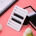 thumbnail image 4 of SHENMO 4 Pieces Handheld Eyelash Extension Palette Lash Tray Holder Eyelash Tools Palette with Adjustable Hand Strap Lash Tray Strips Palette One Size (7-14mm Pattern), 4 of 5