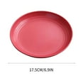 thumbnail image 3 of Vadktai Reusable Round Lightweight Dinner Plates, Plastic, 3 of 3