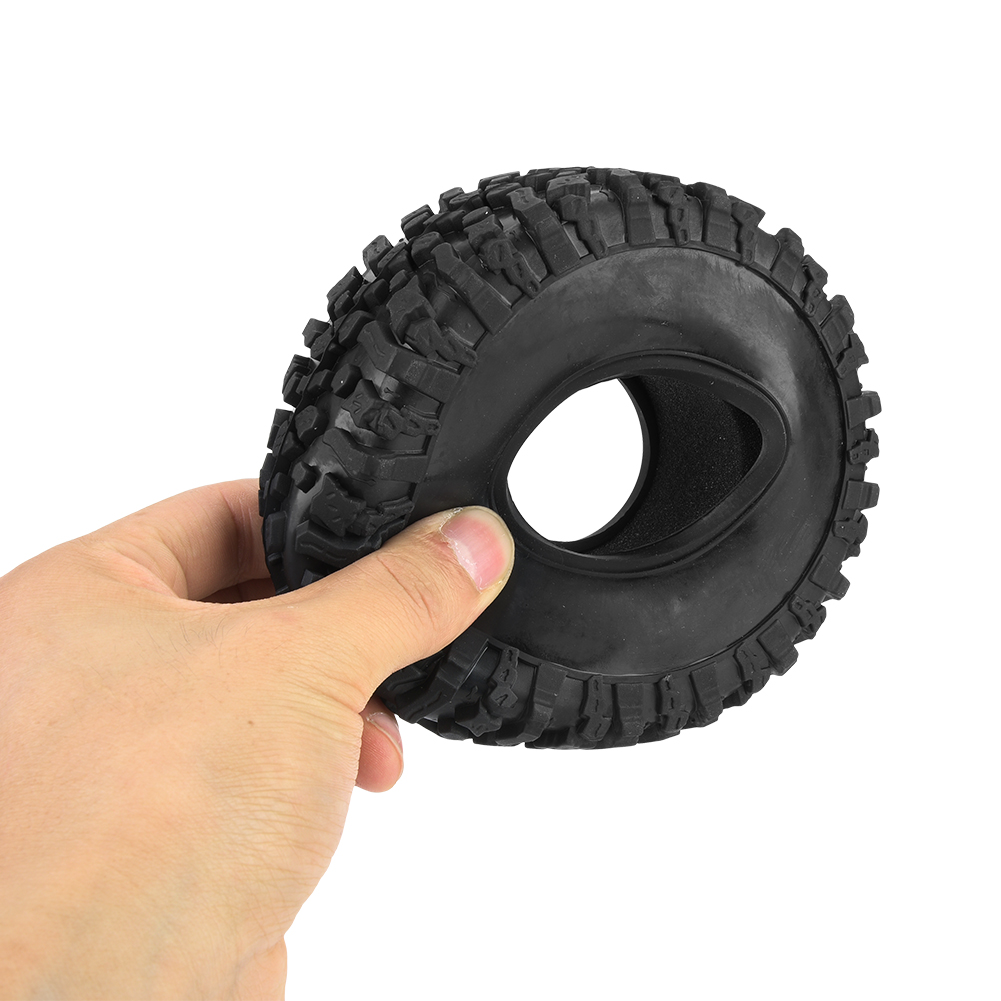 120mm 1.9 45mm RC Crawler Car Wheel Tyre Super Grip Tires with Sponge 4pcs Rubber Tires