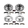 thumbnail image 3 of PowerStop Front and Rear Z23 Evolution Sport Carbon-Fiber Ceramic Brake Pad and Drilled & Slotted Rotor Kit Fits: FORD Select Models K4131, 3 of 10