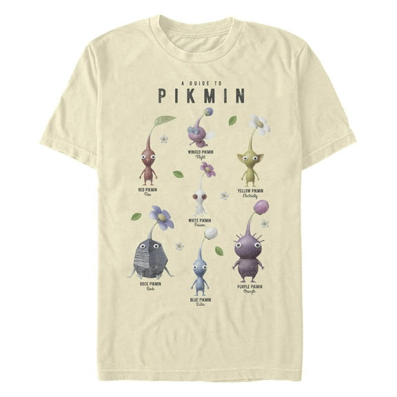 Men's Nintendo Pikmin 3 Deluxe A Guide to Pikmin Graphic T-Shirt