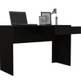 thumbnail image 3 of Black Pine Engineered Wood American Design Modern Computer Desk 47.3" Wide with Drawer for Office Effortless to Assemble, 3 of 5