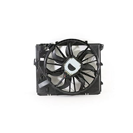 Bmw Turbo Engines - Dual Radiator and Condenser Fan Assembly - Cooling Direct For/Fit BM3115109 06-13 BMW 3-Series Sedan/Wagon/Coupe/Convertible 09-16 Z4 08-13 1-Series Manual Transmission WITHOUT Turbo w/o SULEV
