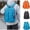 A-Blue, variant on Fdelink Creative Foldable Backpack Wholesale Outdoor Skin Bag Sports Backpack Men Folding Bag Black,Backpack*1