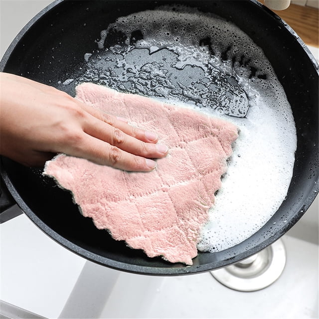 Paños De Cocina Paños De Microfibra Paños De Cocina Paños De Limpieza De Cocina Toalla De Cocina Limpieza De Microfibra Multicolor Paños De Cocina Gruesos Y Suaves Toalla De ANGGREK Otros