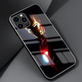 thumbnail image 3 of Funda de cristal templado Iron Man para iPhone, carcasa de Marvel para Apple 11, 12, 13, 14, 15 Pro Max, 7, 8 Plus, X, XS, XR, 3 of 5