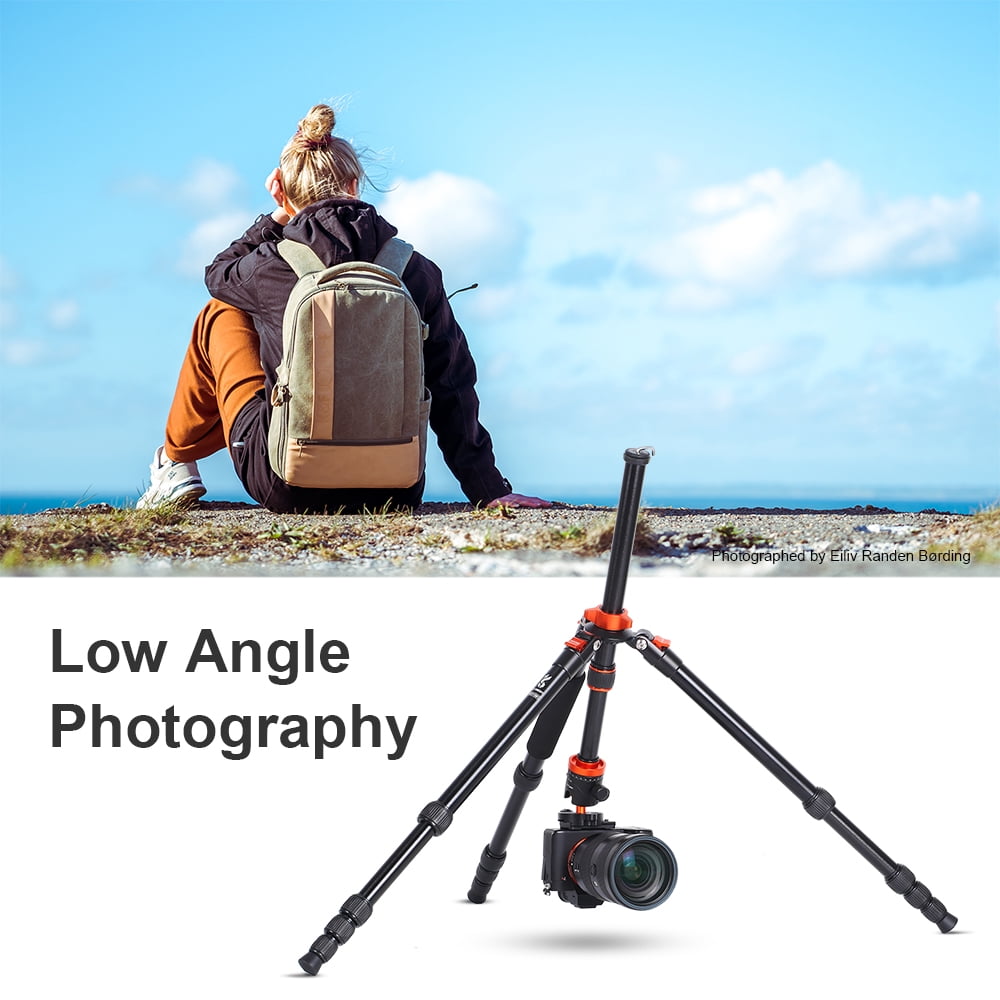 K&F CONCEPT 67" Camera Tripod Monopod with Ball Head 10kg/22lbs Load Capacity K255A4+BH-28L(TM2515M1)
