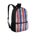 thumbnail image 2 of Uourmeti 4th of July Polyester Backpack School Bag with Patriotic Star Stripe - Durable for Travel and Daily Student Use, 2 of 6