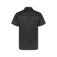 thumbnail image 2 of Lejafay Men's Short Sleeve Chef Jacket Classic Chef Coat Kitchen Restaurant Hotel Work Uniform Black XL, 2 of 7