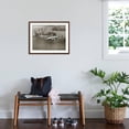thumbnail image 3 of Art.com Lockheed Constellation, New York 1950 Art Print by Clyde Sunderland, Brown Frame Wall Art, 29" x 23", 3 of 5