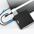 thumbnail image 1 of PEONAVET Optical Drive Optical Drive 3.0 USB and Type-C Multifunctional 6-in-1 External Optical Drive DVD Mobile Optical Disc Drive Portable Player-Thin Compact Disc Drive with Color Lighting, 1 of 1