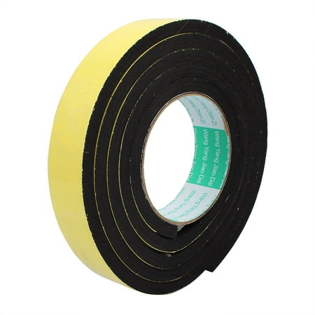30mm Width 8mm Thickness Single Side Shockproof Sponge Foam Tape 2M Length