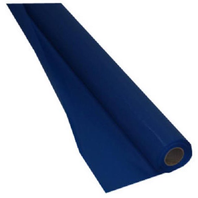 Rouleau de Table en Plastique 40 Po x 250 Pi, Bleu
