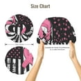 thumbnail image 5 of Yiaed Ribbon Breast Cancer Awareness Print Satin Bonnet Silk Bonnet Hair Bonnet for Sleeping Hair Bonnets, 5 of 6
