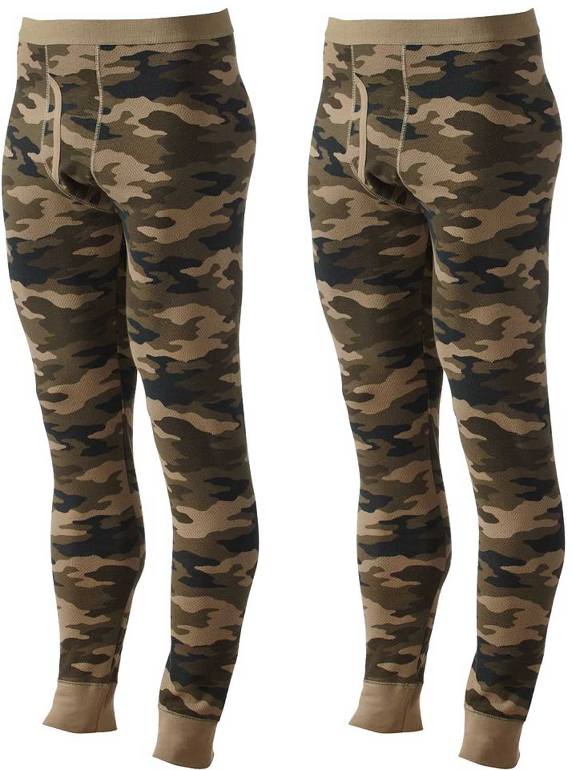 Croft & Barrow Solid Thermal Long John Underwear Pants 2 Pack