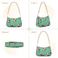 thumbnail image 7 of FORMRS Womens Shoulder Bag with Chain Strap Clutch Purse Cute Tote Handbag, Green American Footballs, 7 of 7