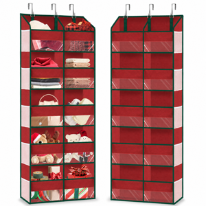 Red 5 Tiers Over The Door Hanging Organizer