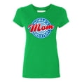 thumbnail image 1 of P&B World's Greatest Mom Funny Women's T-shirt, Green, XL, 1 of 2