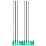 10 Pack of Blunt Tip Lure Lock Dispensing Fill, Industrial/Arts and Crafts Needles, 18 Gauge - Green, 5" / 12.7cm