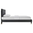 thumbnail image 3 of Roxanne Performance Velvet Queen Platform Bed-MOD-6286, 3 of 5